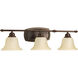 Spirit 3 Light 27.5 inch Antique Bronze Bath Vanity Wall Light
