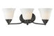 Athena 3 Light 20 inch Bronze Vanity Light Wall Light