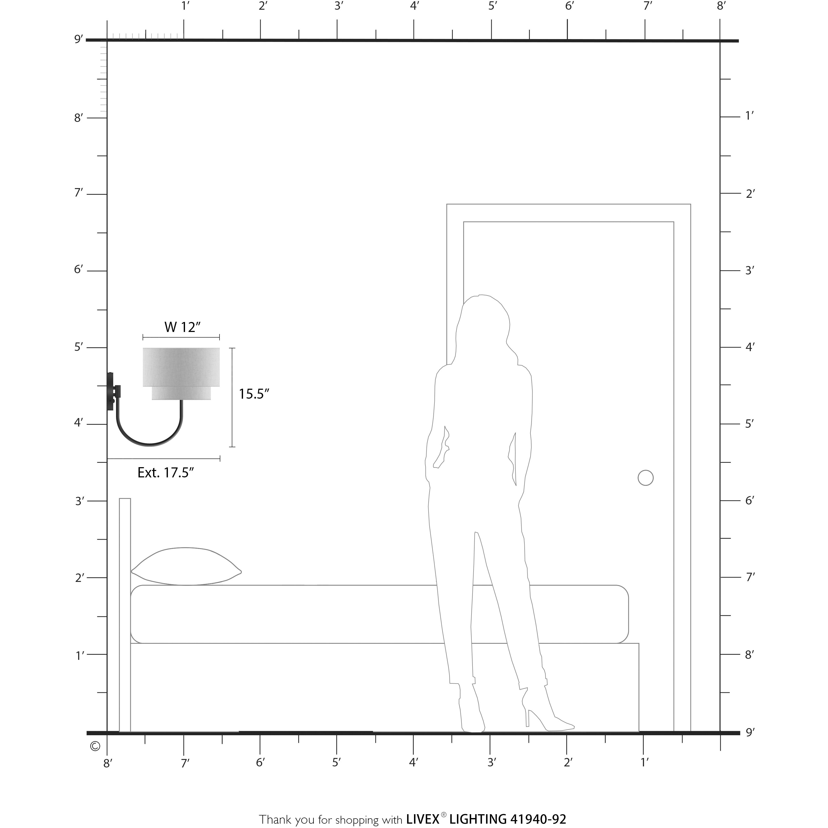 Manorwood 17.5 inch 60.00 watt English Bronze Swing Arm Wall Lamp Wall Light