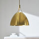 Sean Lavin Sospeso Line-Voltage Pendant Ceiling Light in Natural Brass