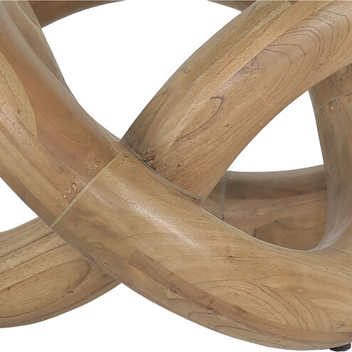 Knotty 36 X 36 inch Natural with Clear Coffee Table