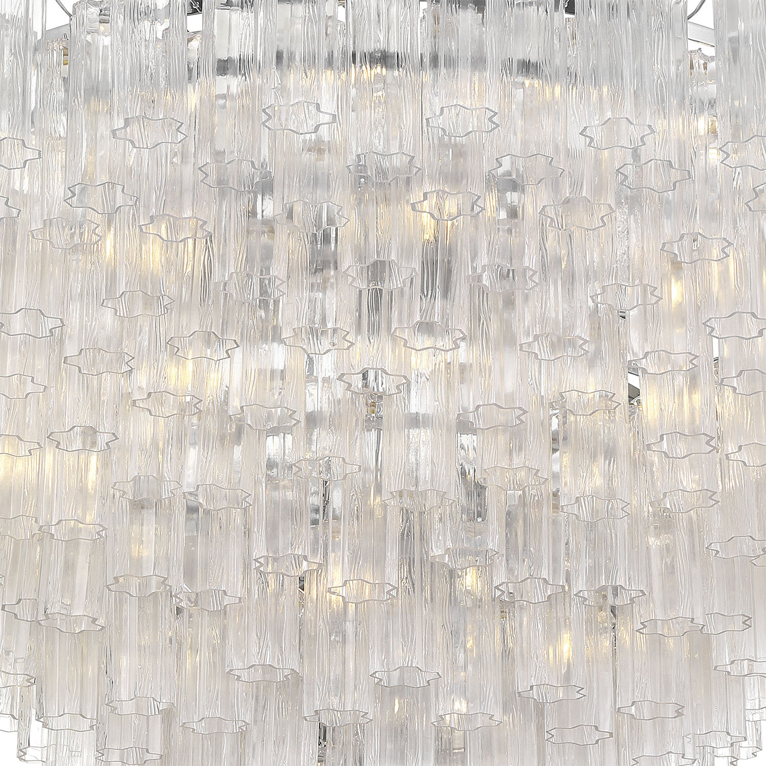 Addis 40 Light 62 inch Polished Chrome Chandelier Ceiling Light