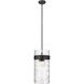 Fontaine 4 Light 13 inch Matte Black Pendant Ceiling Light