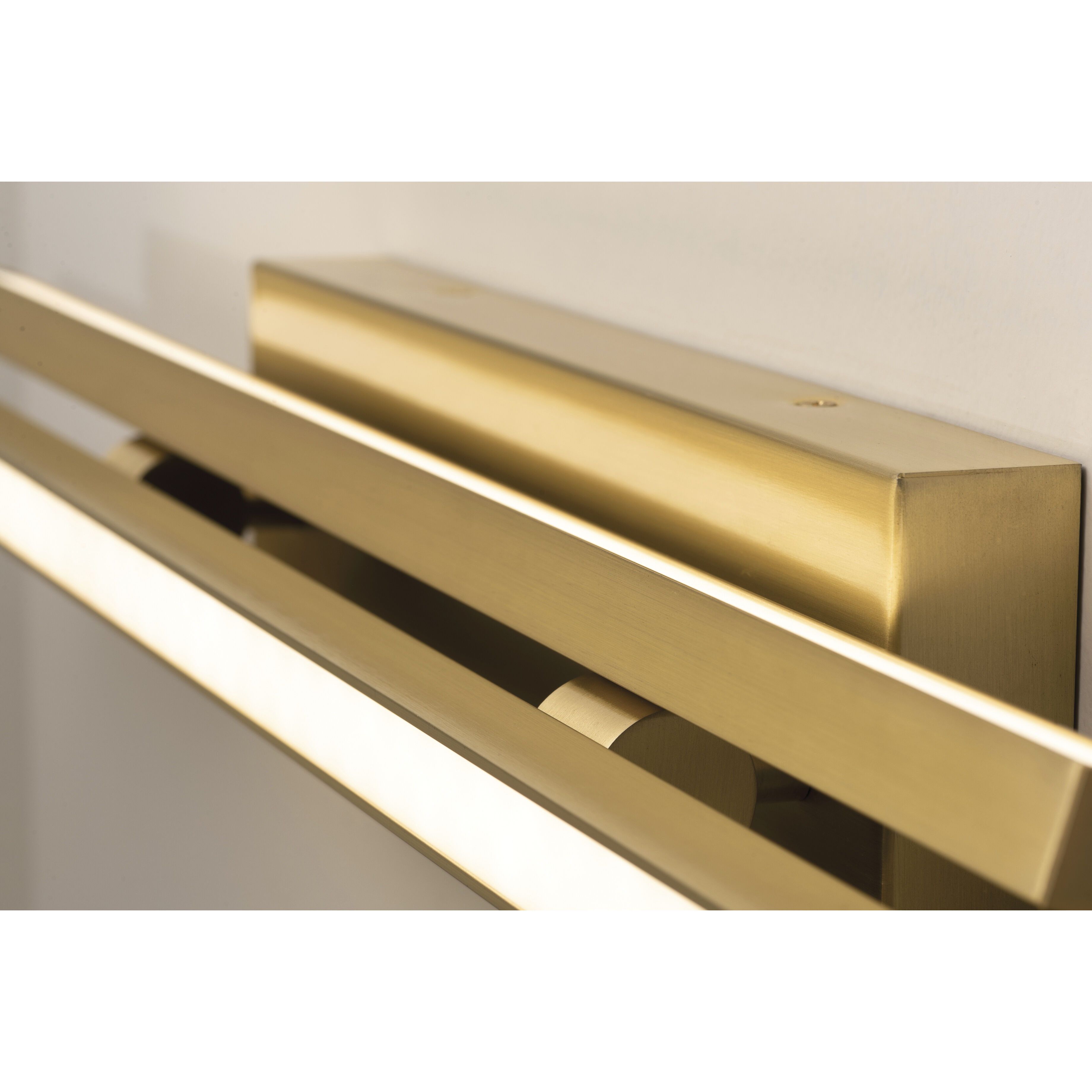 Indra 3 Light 36 inch Satin Brass Bath Vanity Wall Light