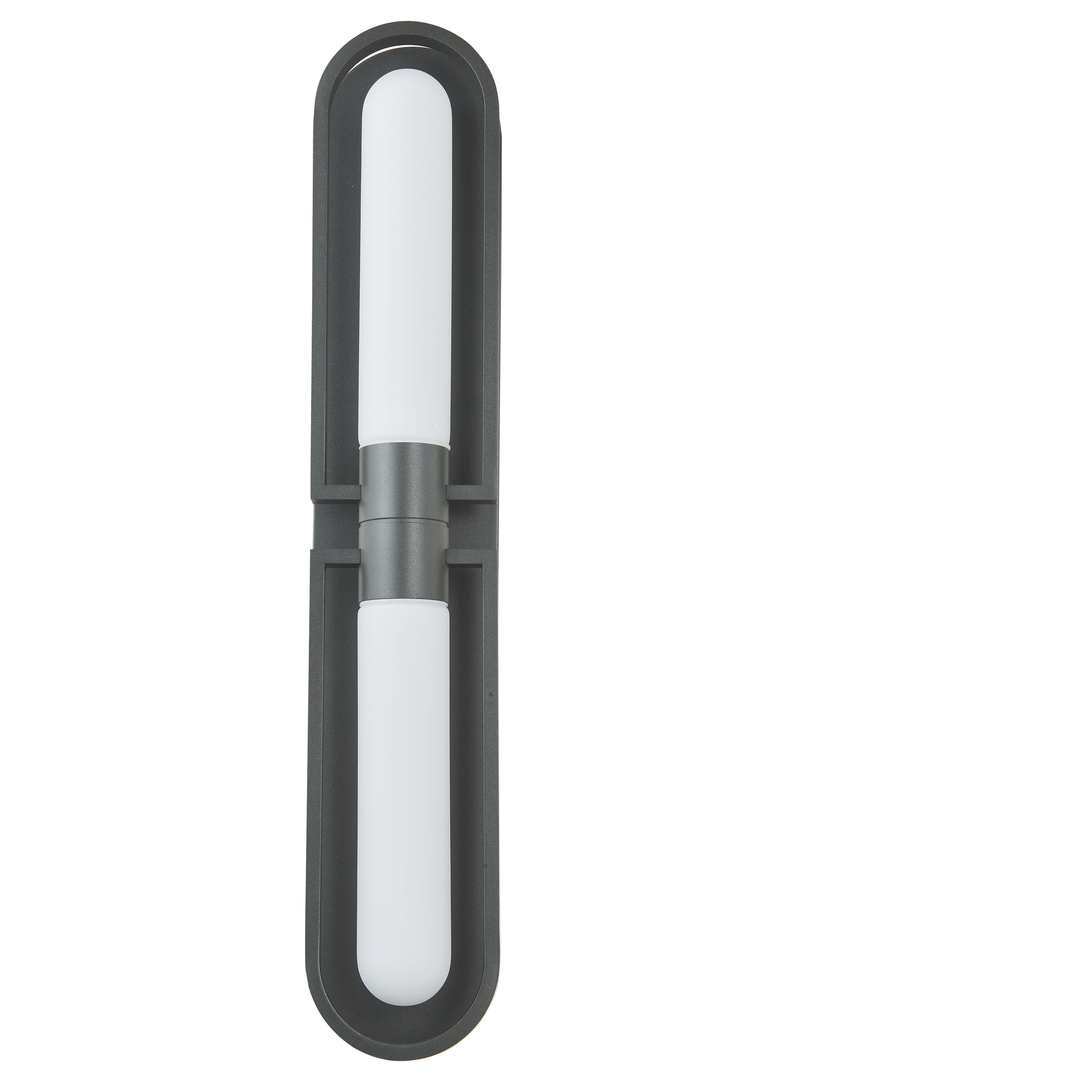 Siren LED 27.25 inch Matte Black Outdoor Wall Light