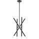 Soho 8 Light 20 inch Scandinavian Gray Chandelier Ceiling Light 