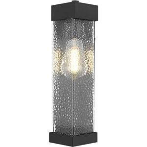 Swain 1 Light 14 inch Black Outdoor Wall Sconce