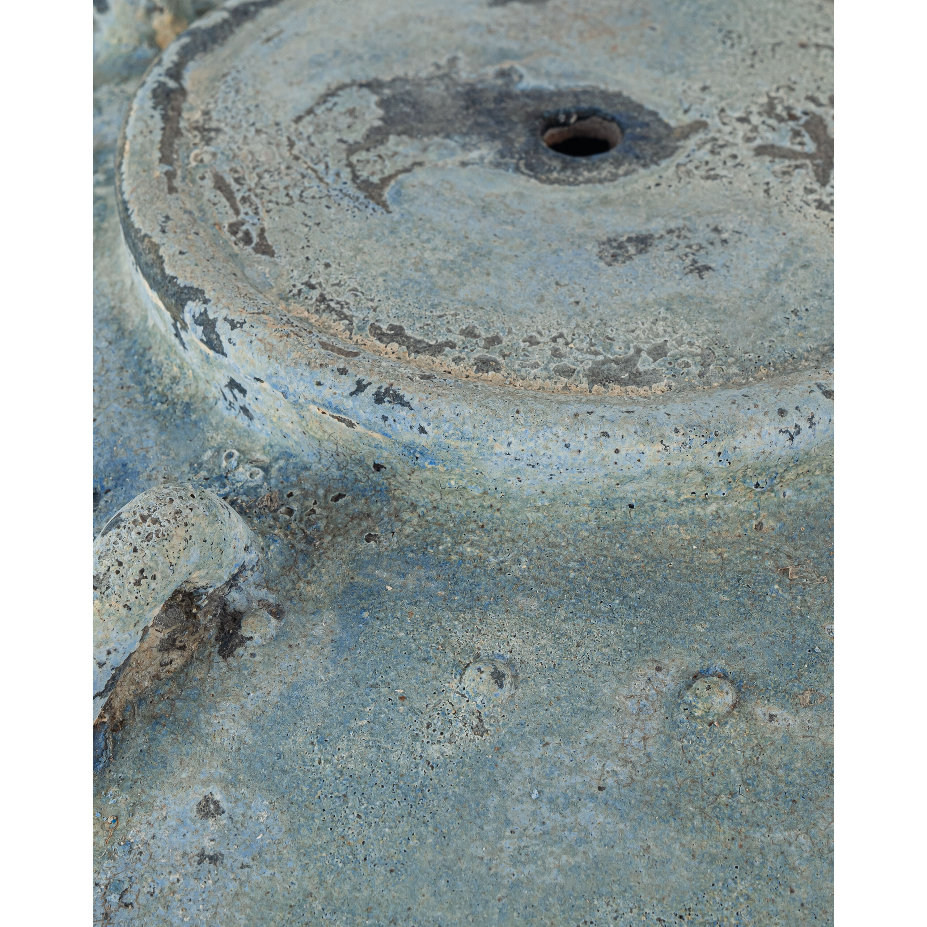 Catania 23 inch 60.00 watt Antique Blue Drip Table Lamp Portable Light