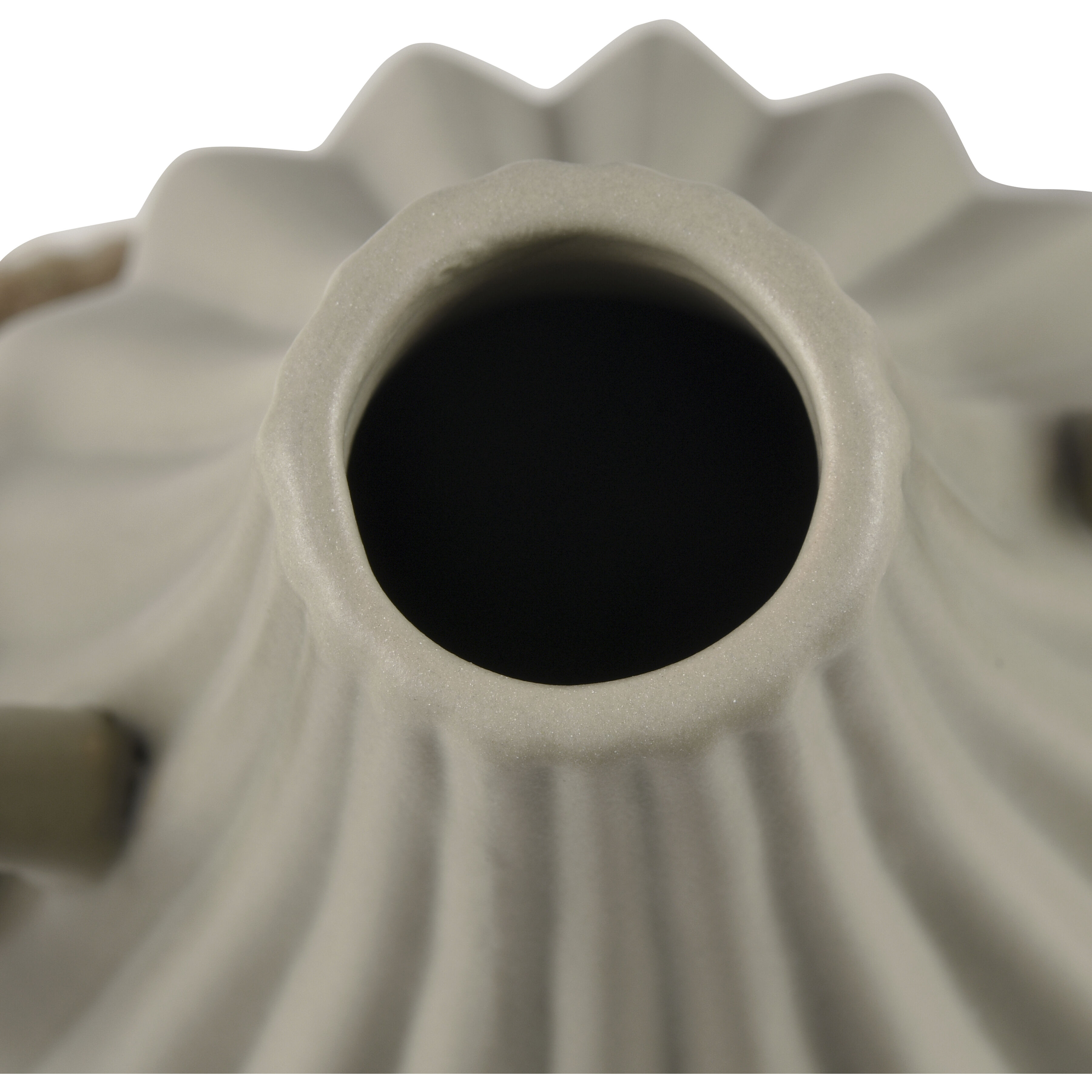 Harding 11.75 X 6.5 inch Vase in Matte Sage with Natural