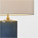 kate spade new york Lauren 26.13 inch 75 watt Deep Ocean Crackle Table Lamp Portable Light