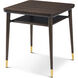 Ashburton Place 24 X 22 inch Fumed Side Table, Wooden, Square, Spencer Green Park