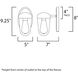 Lido 1 Light 9.25 inch Black Outdoor Wall Mount