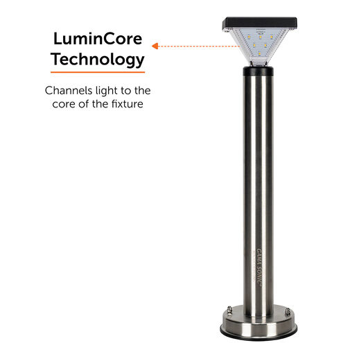 Luxor Black Pathway Light, Solar