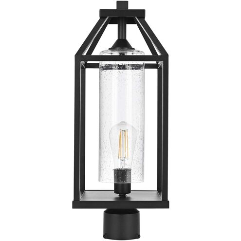 Zora 1 Light 20.5 inch Black Outdoor Post Light