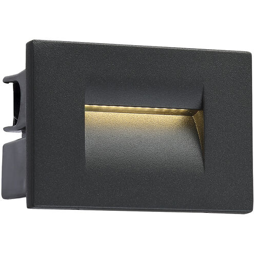 Ontario LED 3 inch Graphite Grey Outdoor Wall Mount