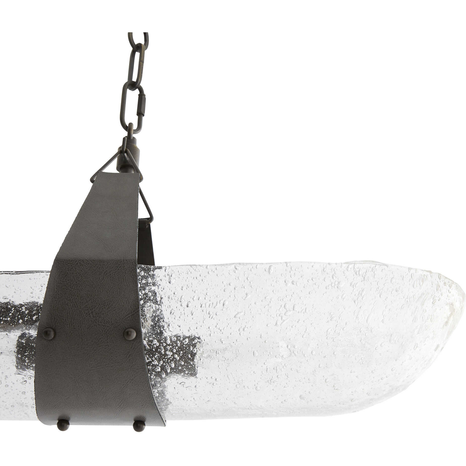 Mykonos 4 Light 37.5 inch Clear and English Bronze Pendant Ceiling Light