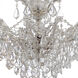 Maria Theresa 6 Light 29 inch Gold Semi Flush Ceiling Light in Clear Hand Cut