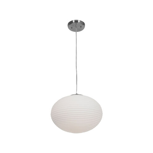 Callisto LED 15 inch Brushed Steel Pendant Ceiling Light