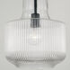 Nyla 1 Light 11 inch Matte Black Pendant Ceiling Light