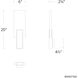 Tryst LED 6 inch Black ADA Wall Sconce Wall Light, Beyond