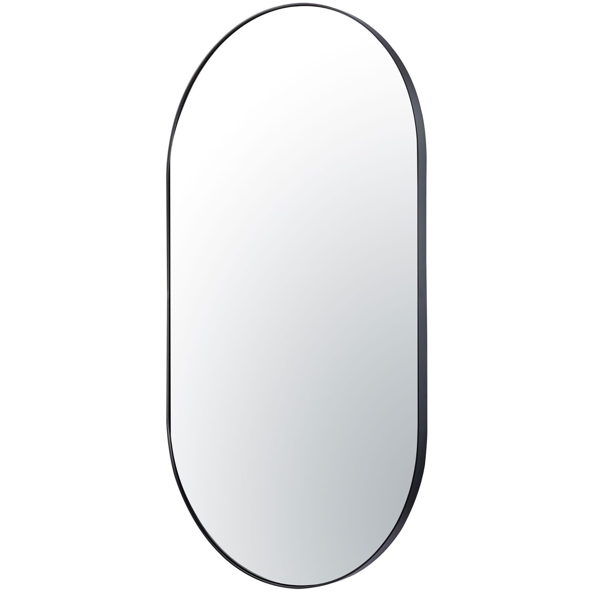 Capsule 40 X 22 inch Black Wall Mirror