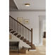 Marnex LED 13 inch Legacy Brass Flush Mount Ceiling Light