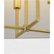 Paloma Contreras Lille 4 Light 17 inch Gild Hanging Shade Ceiling Light
