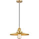 Franklin Restoration Appalachian LED 12 inch Satin Gold Mini Pendant Ceiling Light