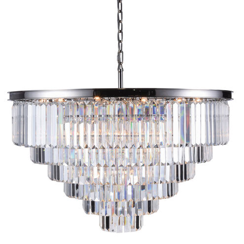Sydney 33 Light 44 inch Polished Nickel Chandelier Ceiling Light, Urban Classic
