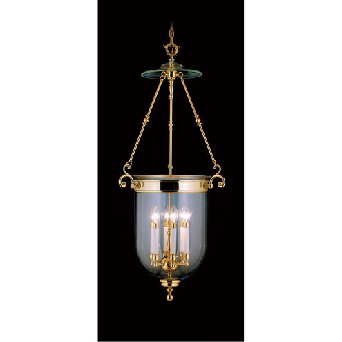 Jamestown 6 Light 20 inch Mahogany Bronze Foyer Chandelier Ceiling Light