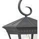 Ridgewood 1 Light 18 inch Matte Textured Black Outdoor Sconce, Large