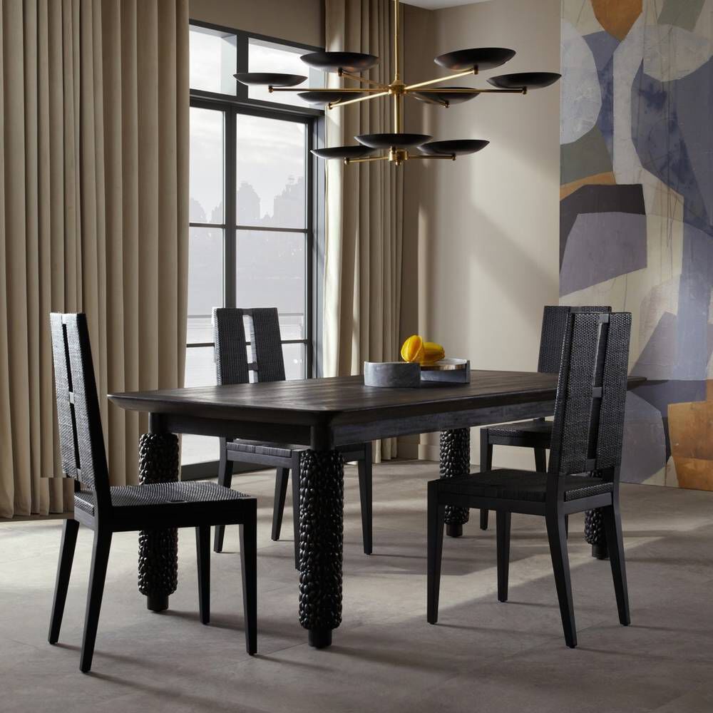 Anwar 84 X 30 inch Ebony Dining Table