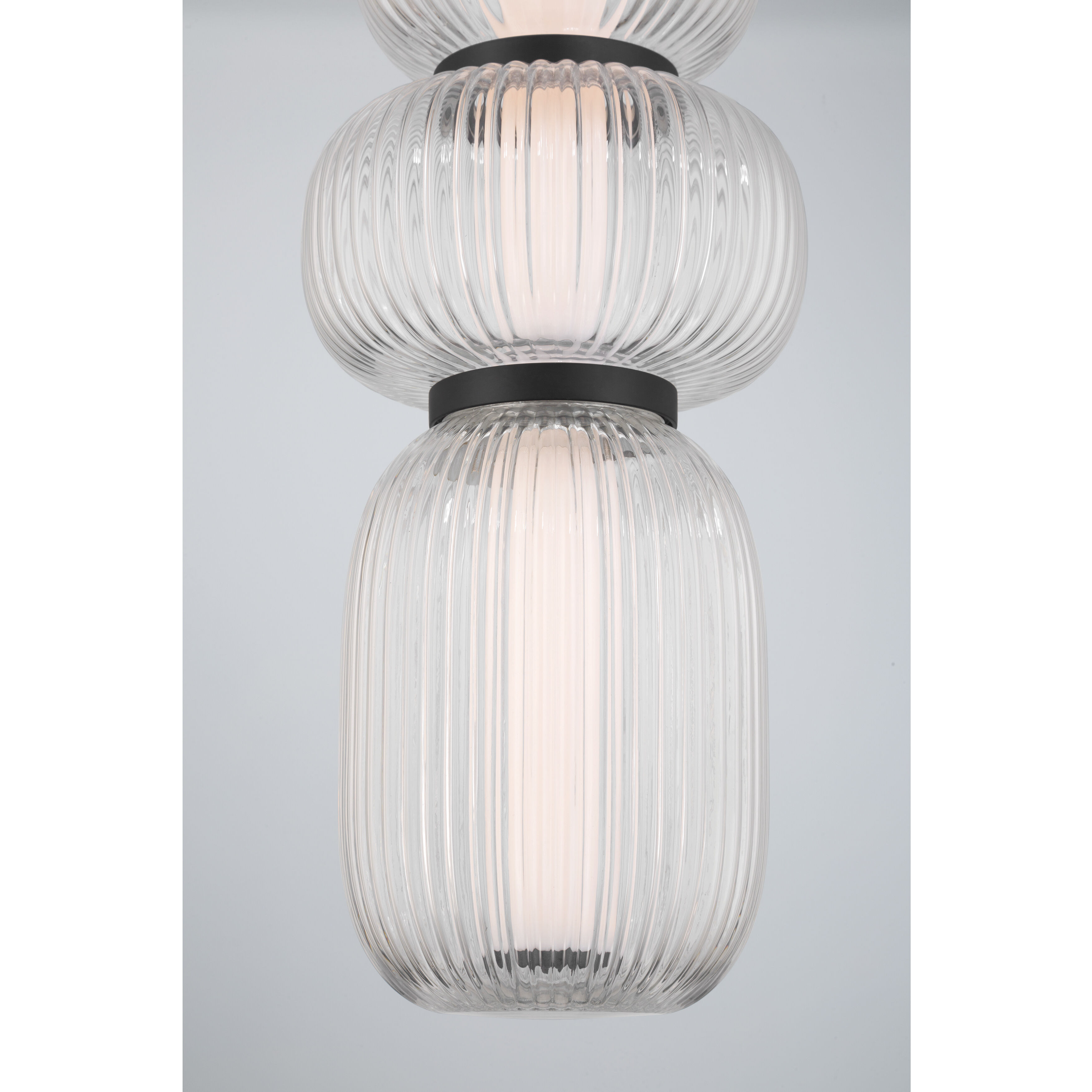 Cordel LED 6.5 inch Dark Matte Black Mini Pendant Ceiling Light