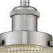 Franklin Restoration Halophane 1 Light 9 inch Brushed Satin Nickel Sconce Wall Light