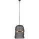 Kara 3 Light 20 inch Matte Black Pendant Ceiling Light