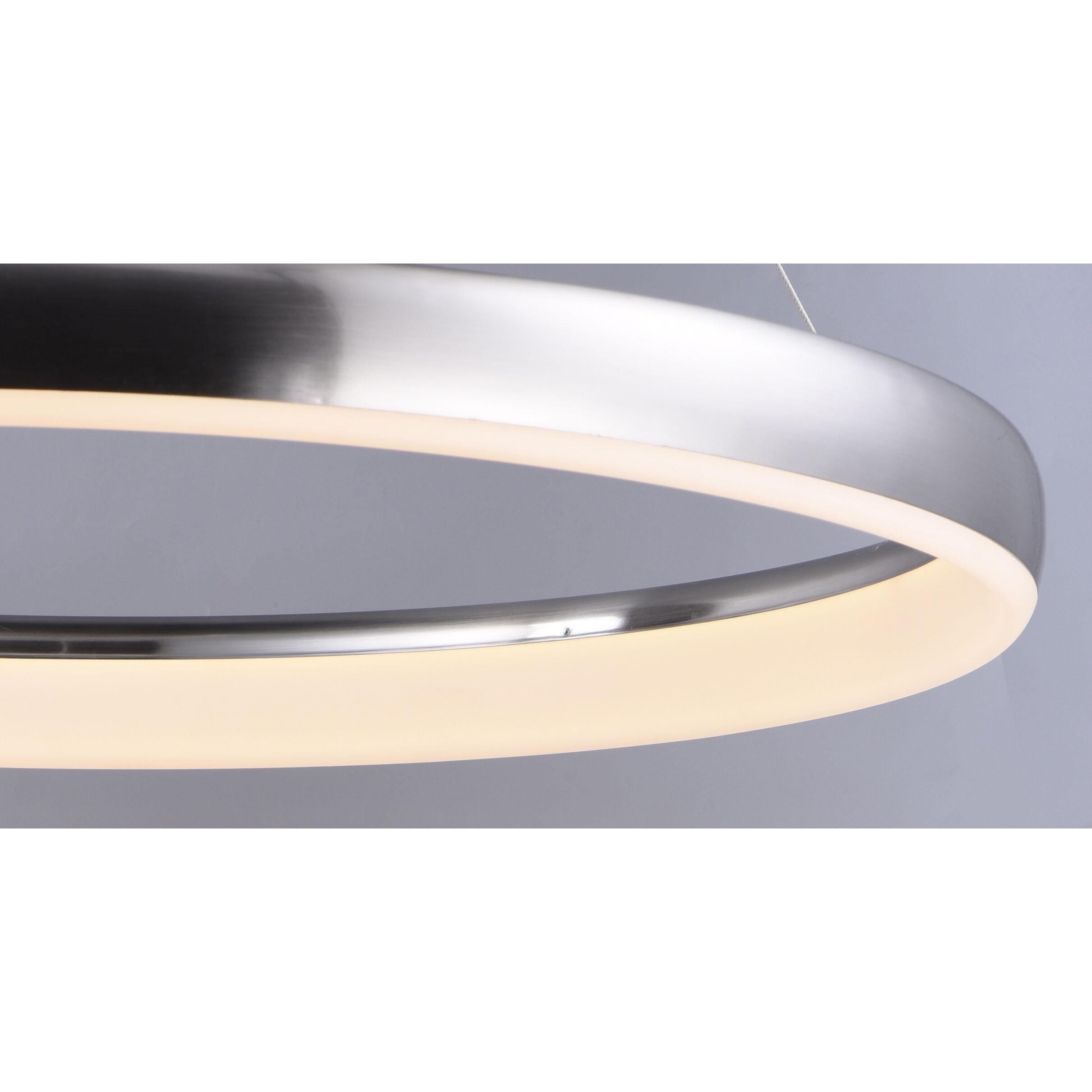 Innertube LED 31.5 inch Satin Nickel Single Pendant Ceiling Light