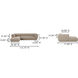 Zandro Beige Sectional, Left