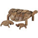 Turtle 8 X 4 inch Sculptures, Set of 3