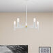 Copenhagen 5 Light 25 inch White Chandelier Ceiling Light