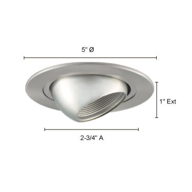 Signature White Recessed Lighting Trim