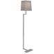 Doughnut 48.75 inch 100.00 watt Antique Silver Floor Lamp Portable Light in Smoke Gray