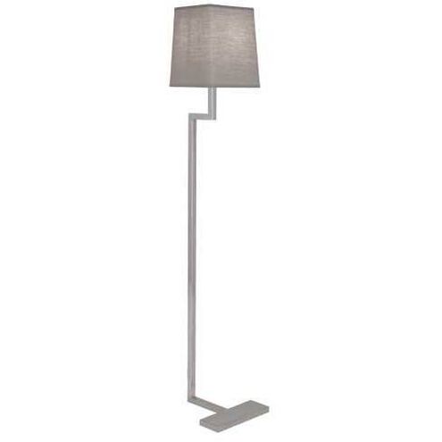 Doughnut 48.75 inch 100.00 watt Antique Silver Floor Lamp Portable Light in Smoke Gray