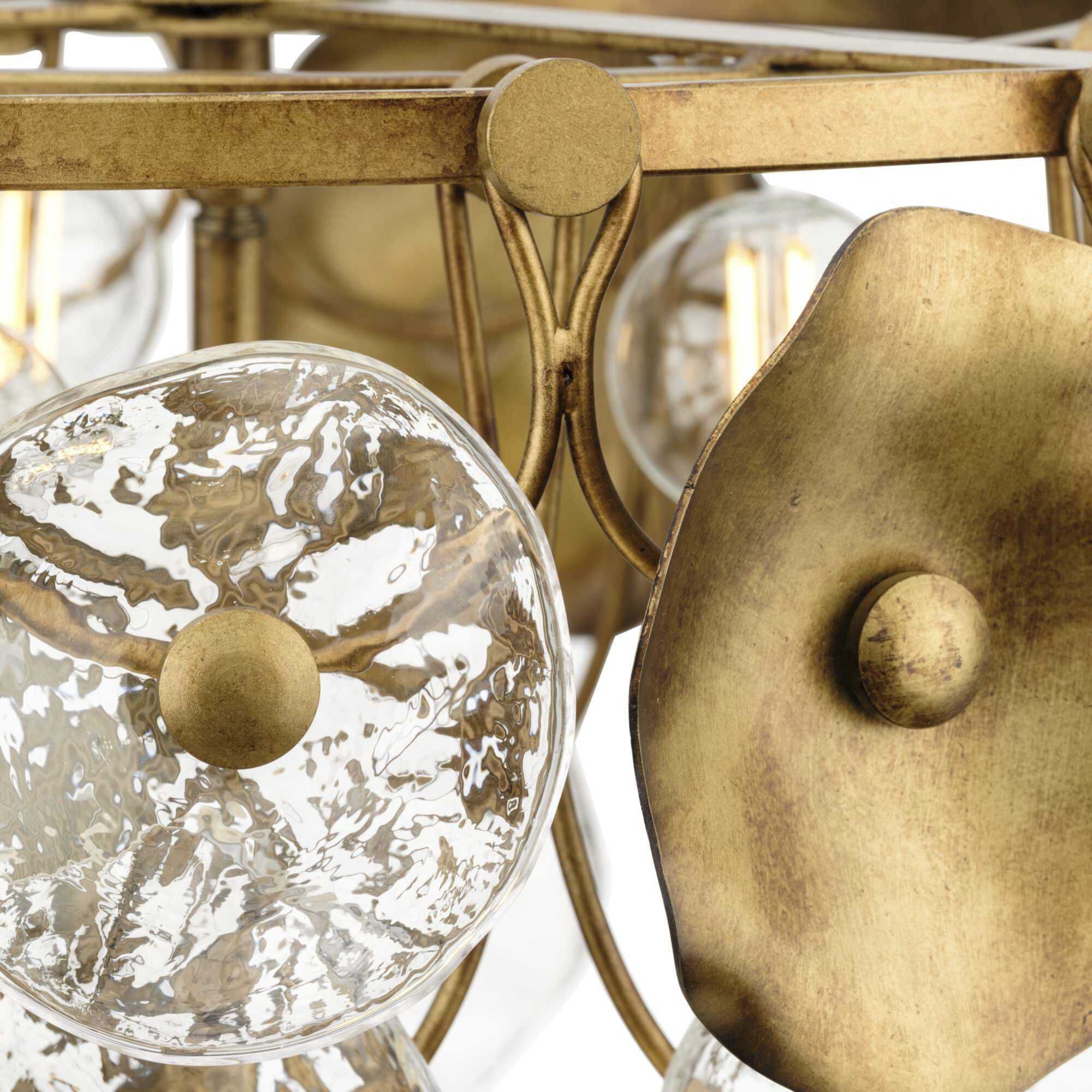 Loretta 3 Light 18 inch Gold Ombre Pendant Ceiling Light, Design Series