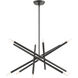 Soho 12 Light 28 inch Scandinavian Gray Chandelier Ceiling Light 