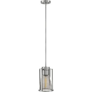 Refinery LED 8 inch Brushed Nickel Indoor Pendant Ceiling Light in Smoked