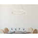 Bowen 1 Light 24 inch Satin Gold Chandelier Ceiling Light