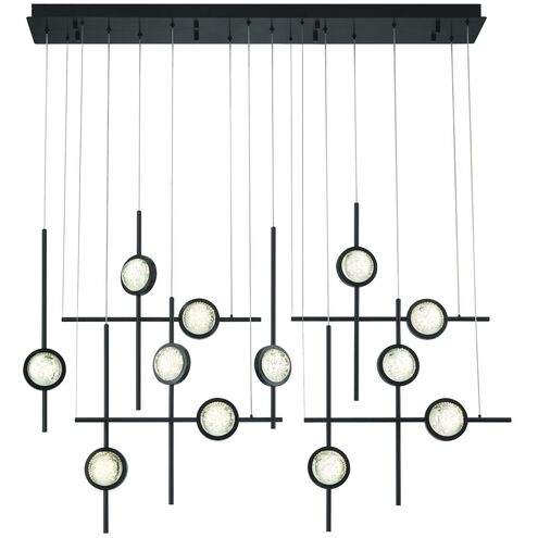 Barletta 12 Light 7.75 inch Black Chandelier Ceiling Light