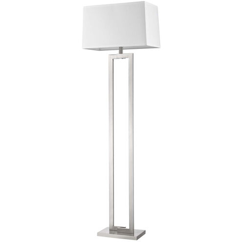 Riley 61 inch 150.00 watt Brushed Nickel Floor Lamp Portable Light