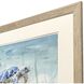 Undersea Ray / Undersea Turtle Blue and Turquoise and Green Framed Art, Propac
