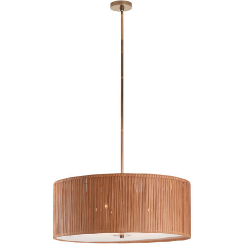 Avondale 6 Light 30 inch Brown Pendant Ceiling Light